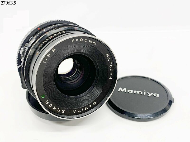 ★Mamiya マミヤ MAMIYA-SEKOR C 1:3.8 f=90mm 中判 カメラ レンズ 2706K5-9