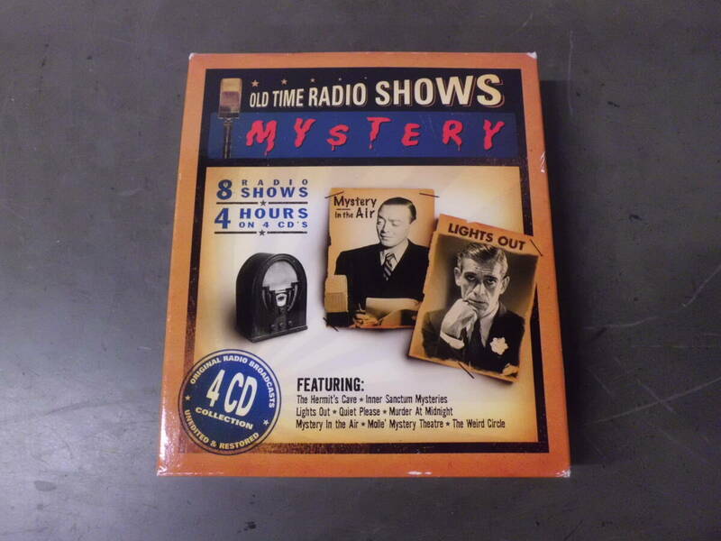 令ろ502な-14/CD　OLD TIME RADIO SHOWS　MYSTERY　動作未確認　※ケース割れ