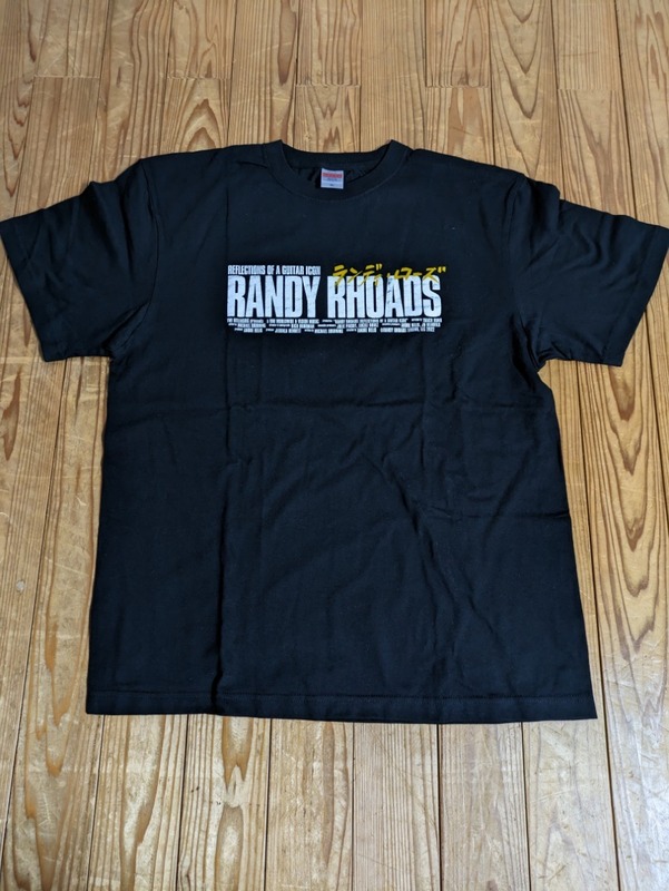 映画　RANDY RHODES　ランディローズ 　Tシャツ　ＸＬサイズ　ブラック　クワイエット・ライオット　オジー・オズボーン　開封のみ　未着用