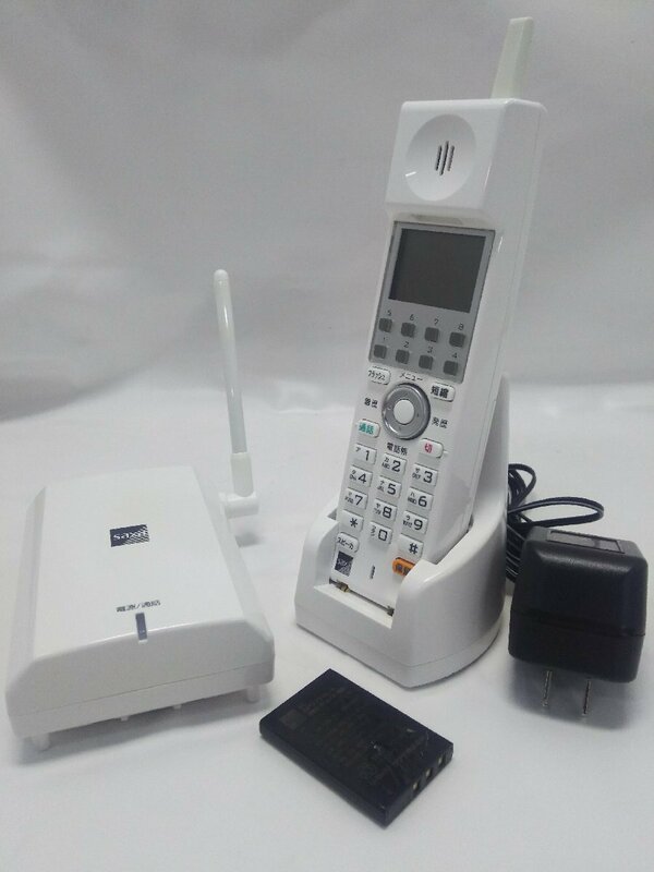 中古 ビジネスホン saxa PLATIA コードレス 電話機【WS800(W)/DCT800】 動作確認済み(17)