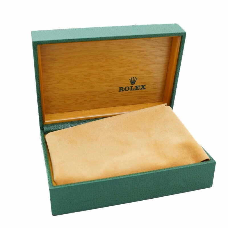 1円 ROLEX ロレックスケース ROLEX CASE 時計用 空箱 BOX S 内箱 68.00.71 緑・グリーン ウォッチケース ヴィンテージ 0424020240604