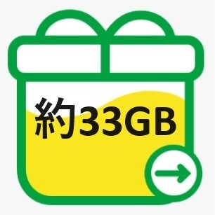 mineo マイネオ パケットギフト 約33GB 送料無料 クーポンをお持ちの方におすすめ！