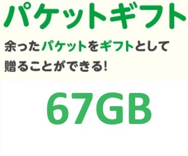 限定！ mineo マイネオ パケットギフト 約67GB 送料無料 クーポンをお持ちの方におすすめ！