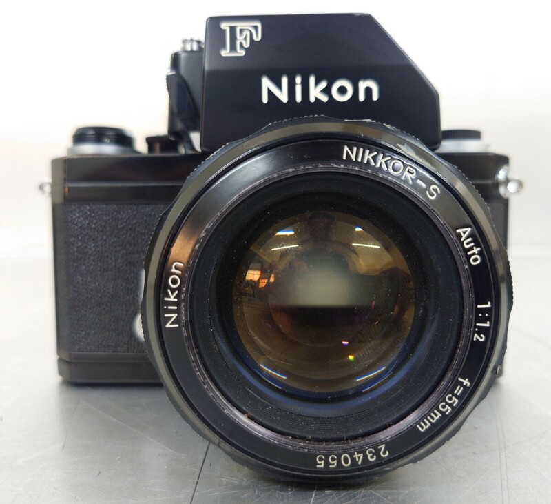 Nikon F フォトミック NIKKOR-S AUTO 1:1.2 f=55mm シャッターのみ確認 ジャンク品