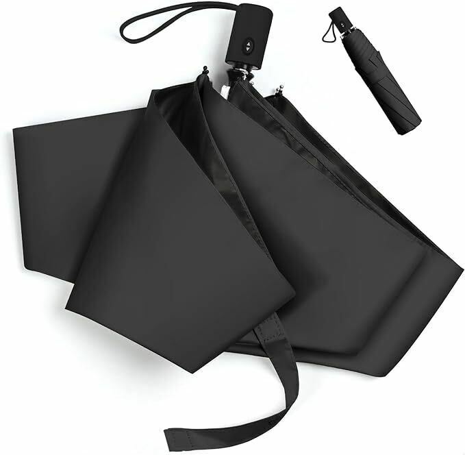 日傘 折りたたみ傘 傘 遮光 UVカット 超軽量 日焼け防止 ワンタッチ 自動開閉 耐風撥水 携帯便利 晴雨兼用 梅雨対策 ブラック
