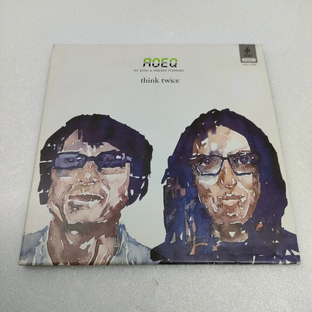 レンタル落ち　CD AOEQ - Think Twice AICL 2259 SAR 藤原ヒロシ Yo-King　即決　送料込み
