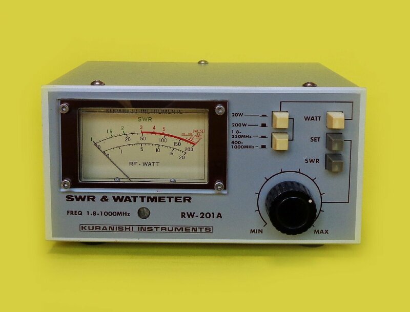 KURANISHI　1.8~1000MHz　SWR&PWRメーター　RW-201A