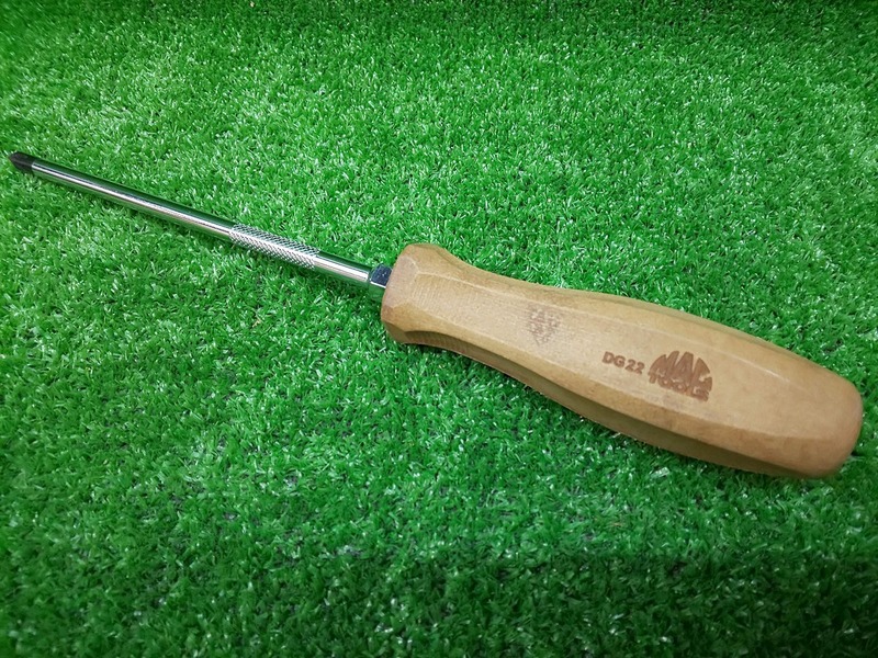 中古品 MACTOOLS マックツール ロング プラスドライバー#2 DG22 木柄