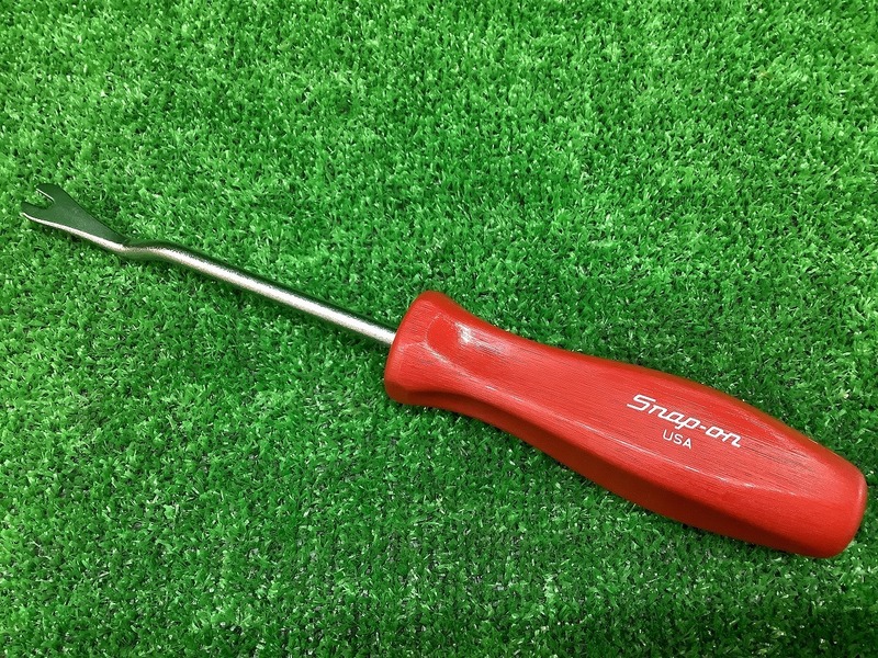 中古品 Snap-on スナップオン グリップ プライバー リムーバー レッド