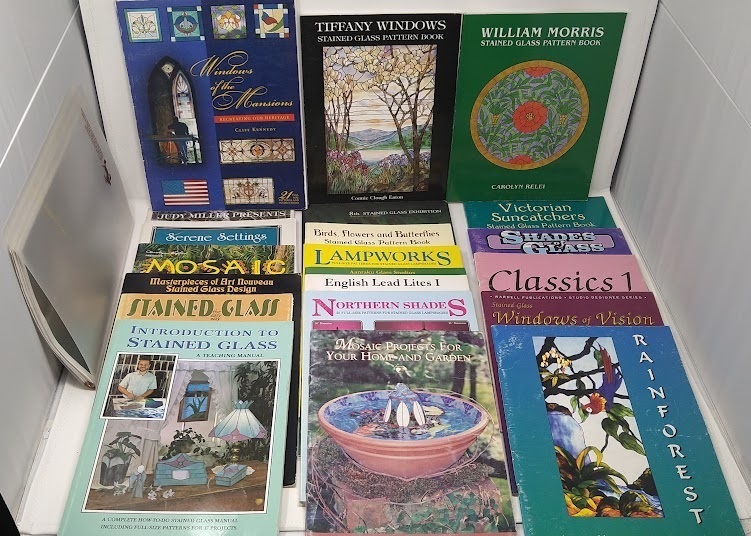 [傷や汚れ、書き込み有り] [ステンドグラス] ステンドグラス 本 ★20点セット★