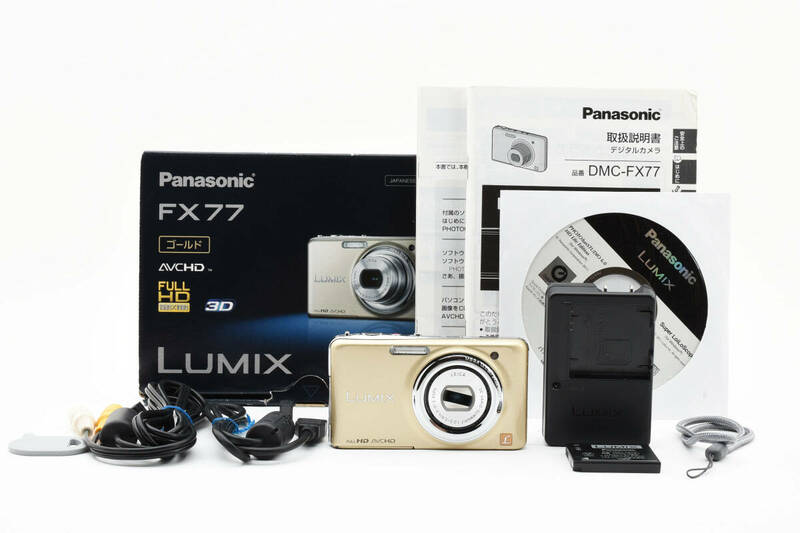 元箱付 Panasonic パナソニック DMC-FX77 コンパクトデジタルカメラ (3983)