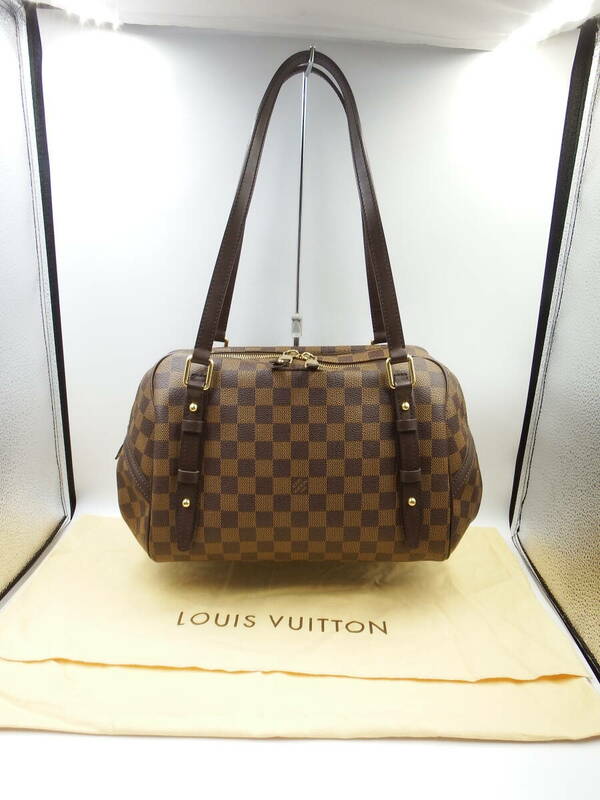 ◇LOUIS VUITTON/ルイ・ヴィトン/ダミエ/リヴィントンGM/N41158/エベヌ/ショルダーバッグ/保存袋付き