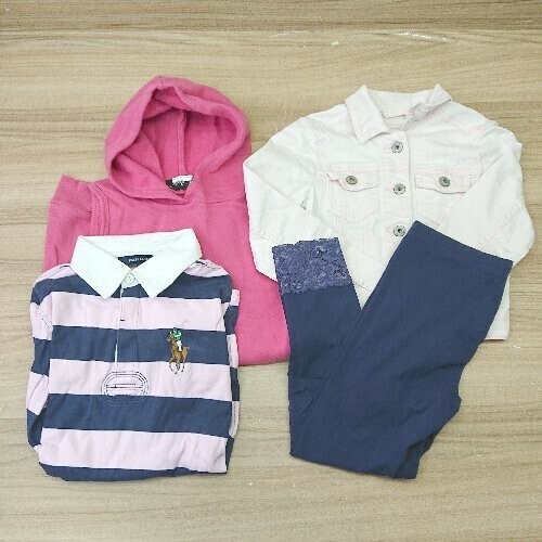 ■ 《 POLO RALPH agnes b. Abercrombie まとめ売り4点セット ジャケット レギンス 長袖シャツ パーカー レディース 》 E 1405140010442