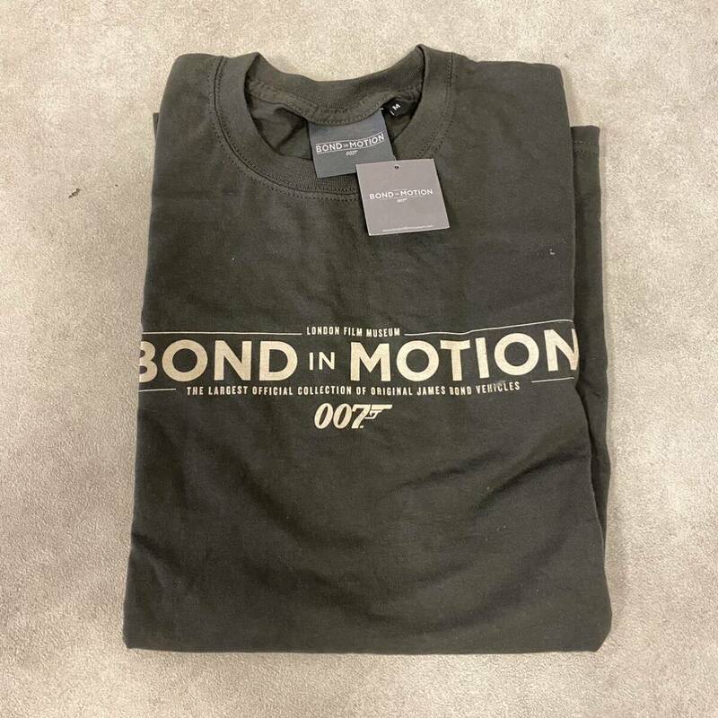 【FZ241402】 007 ジェームズボンド Tシャツ 半袖 LONDON FILM MUSEUM BOND IN MOTION Mサイズ