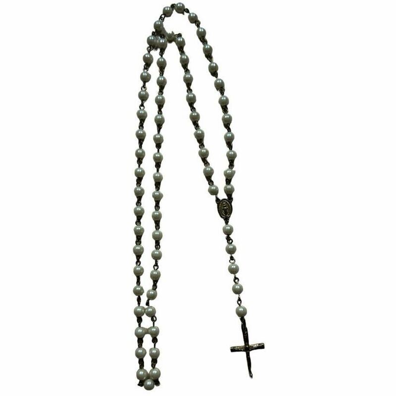 00s japanese label Y2K silver cross chain necklace ganda 14th addiction share spirit yasuyuki ishii IFSIXWASNINE lgb goa civarize