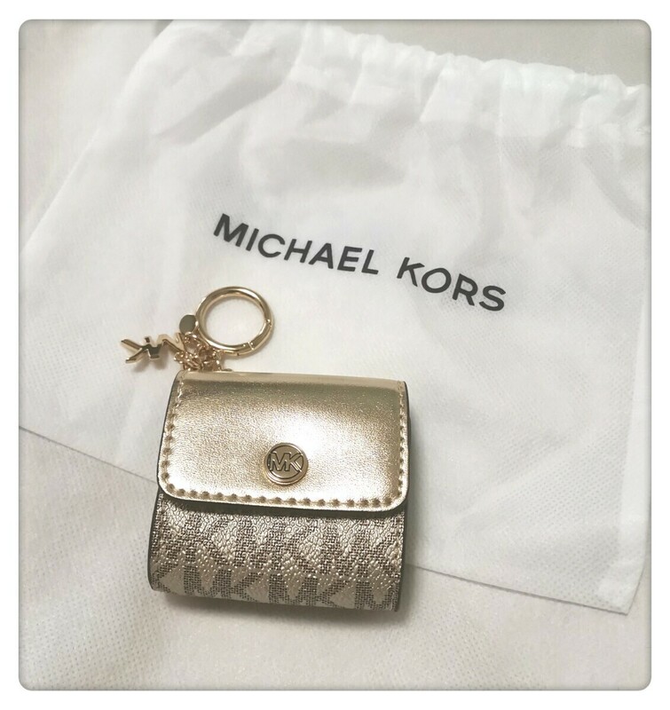 MICHAEL KORS 正規品 エアーポッズ ケース ペール ゴールド