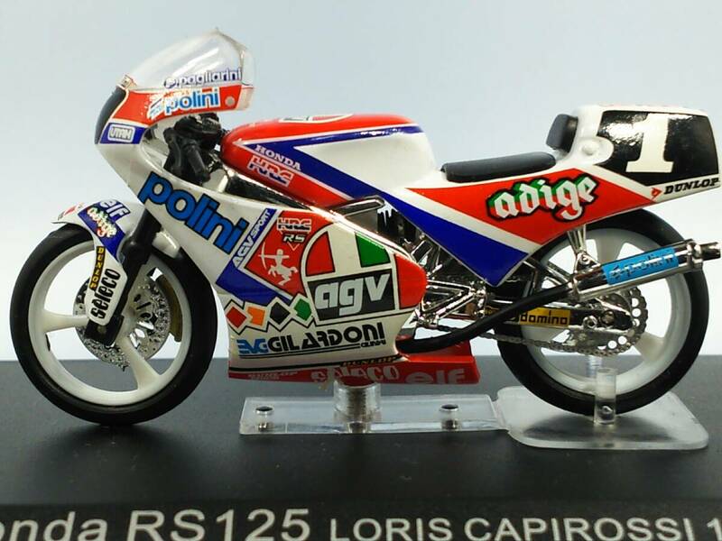 1/24 チャンピオンバイク #37 HONDA RS125 LORIS CAPIROSSI 1991 ロリス・カピロッシ ホンダ 開封済 送料410円 同梱歓迎 追跡可 匿名配送