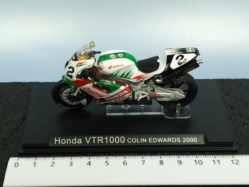 1/24 チャンピオンバイク #17 HONDA VTR1000 COLIN EDWARDS 2000年 ホンダ 開封済 送料410円 同梱歓迎 追跡可 匿名配送