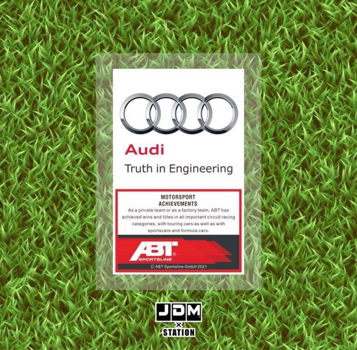 ★レア★ アウディ AUDI JDM 内張ステッカー　高品質