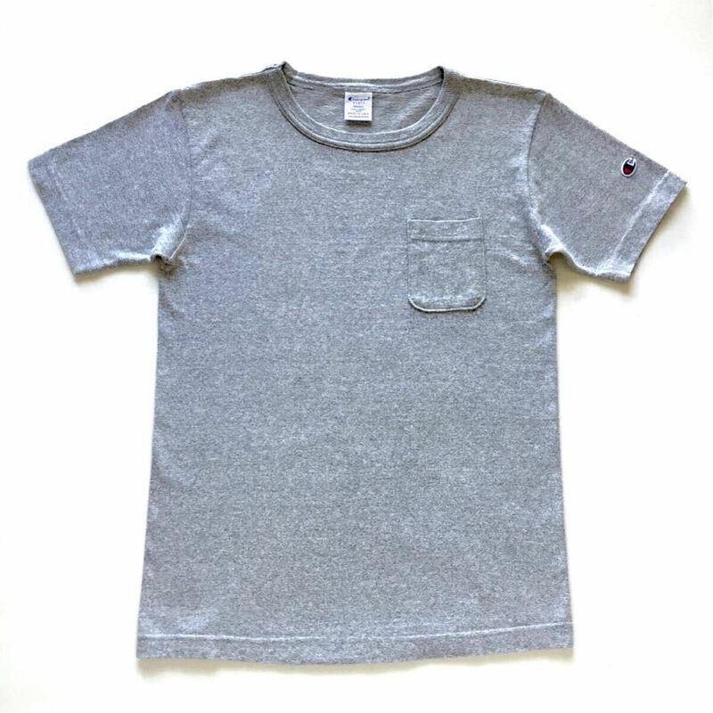 美品 BEAMS Champion T1011 Pocket t-shirt ビームス チャンピオン ティーテンイレブン ポケットTシャツ Sサイズ US綿 半袖 米国製 ポケT