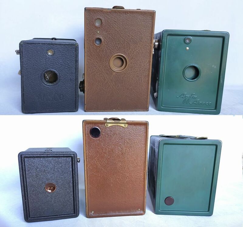 アメリカ製カメラ　BOX タイプ　色違い　3台セット