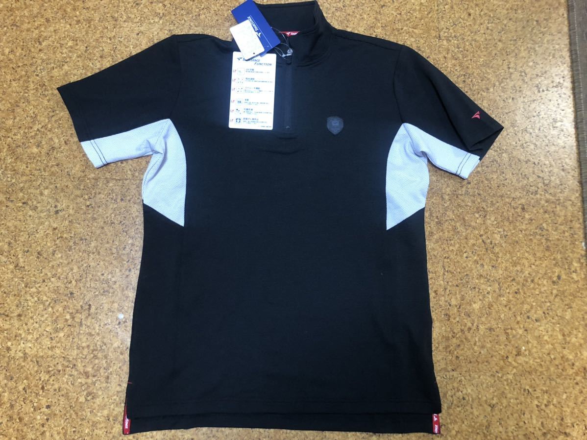 送料込み！（新品）ツアーステージ 多機能1/4ジップアップシャツ　サイズLL ブラック