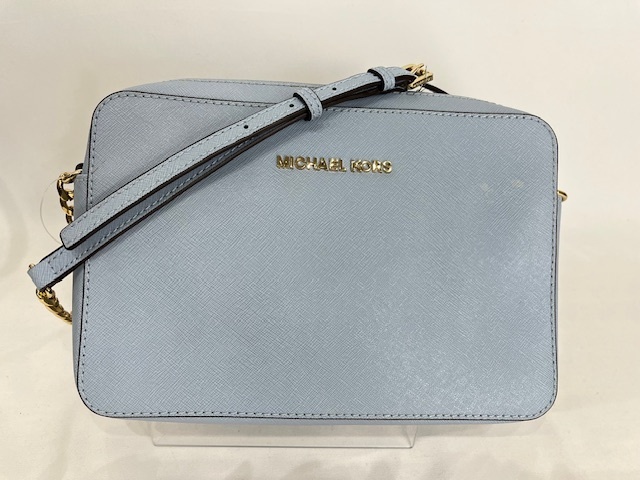 MICHAEL KORS マイケルコース ショルダーバッグ レザー ライトブルー