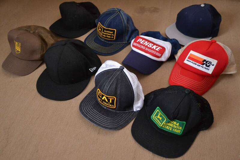 アメリカン キャップ 9点セット NEWERA OTTO CAT JohnDeere PENSKE K&N UPS USA アメ車 世田谷ベース HOTROD