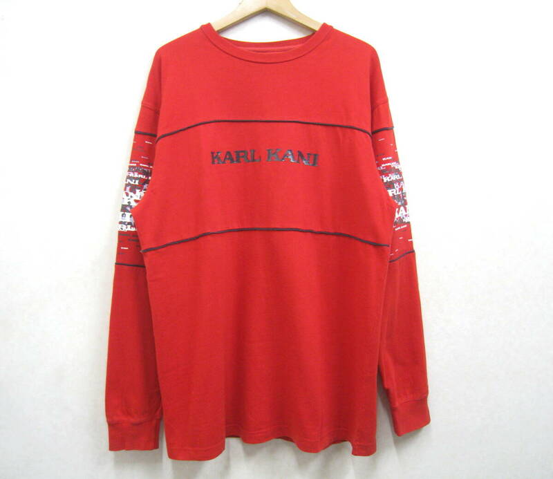 KARL KANI◆カールカナイ コットン100％ 長袖 Tシャツ ロンT メンズ サイズM