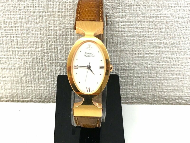 ▲二宮店▲【現状品】U5-89 Vivienne Westwood ヴィヴィアンウエストウッド VW-9723 クォーツ時計 レディース時計 電池切れ