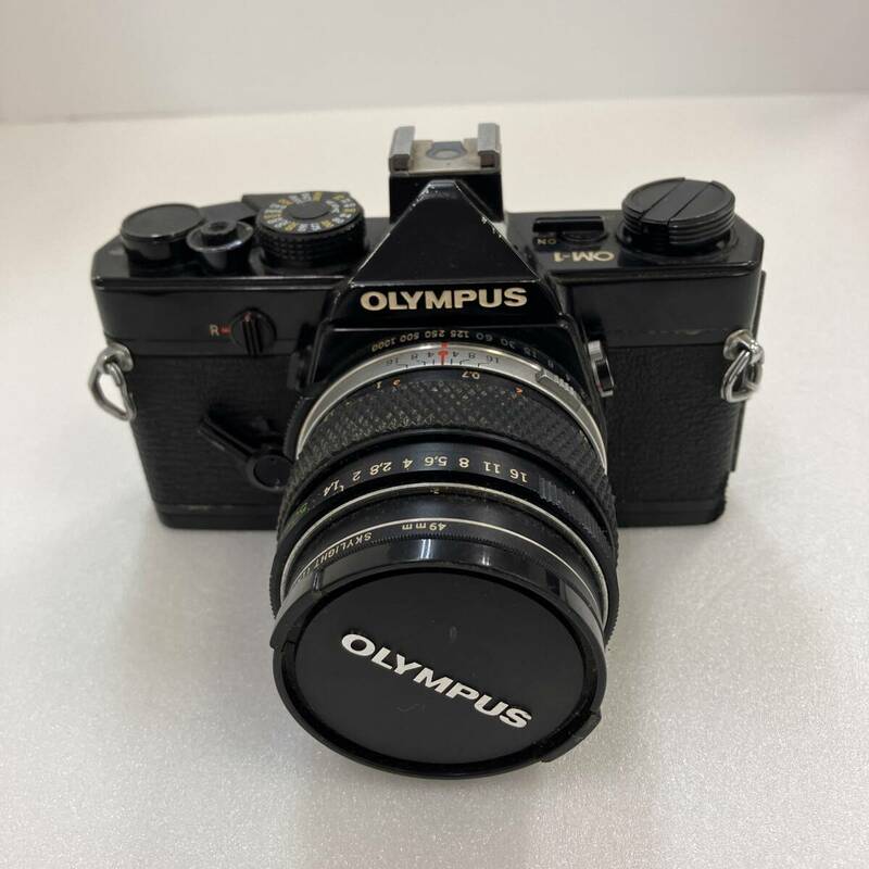 6-76【オリンパス OM-1 G.ZUIKO 50mm】OLYMPUS マニュアルフォーカス フィルムカメラ シャッター確認済 ズイコー AUTO-S 1円出品 レトロ