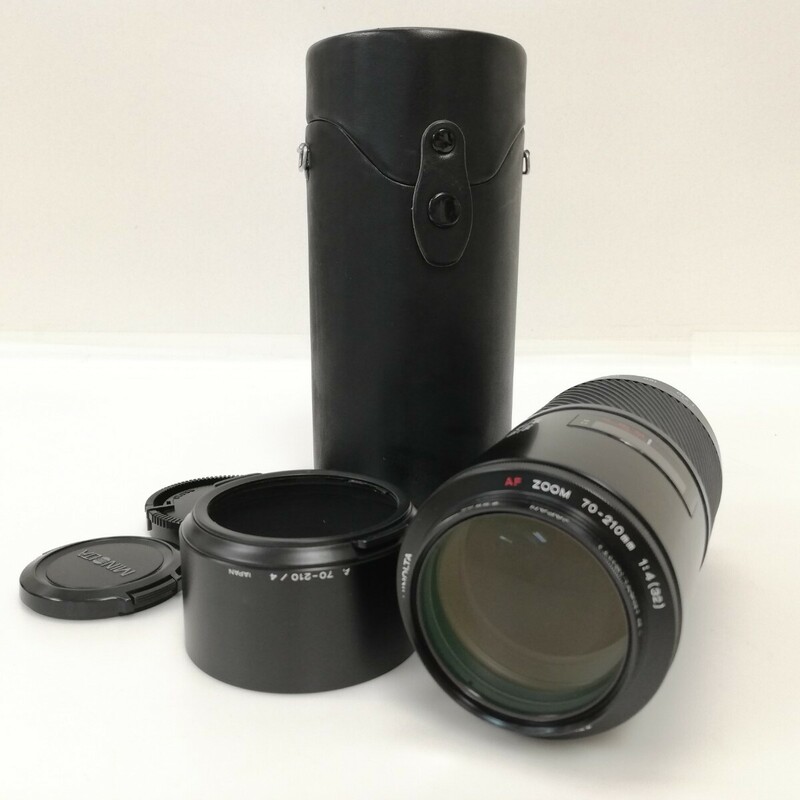 259 MINOLTA ミノルタ カメラ レンズ AF 70-210mm 1:4 (32) φ55mm オートフォーカスレンズ レンズキャップ ケース 動作未確認