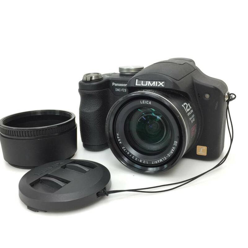 117 Panasonic パナソニック LUMIX ルミックス デジタルカメラ DMC-FZ8 12x OPTICAL ZOOM 35mm EQUIV 36-432 720万画素 通電未確認 現状品