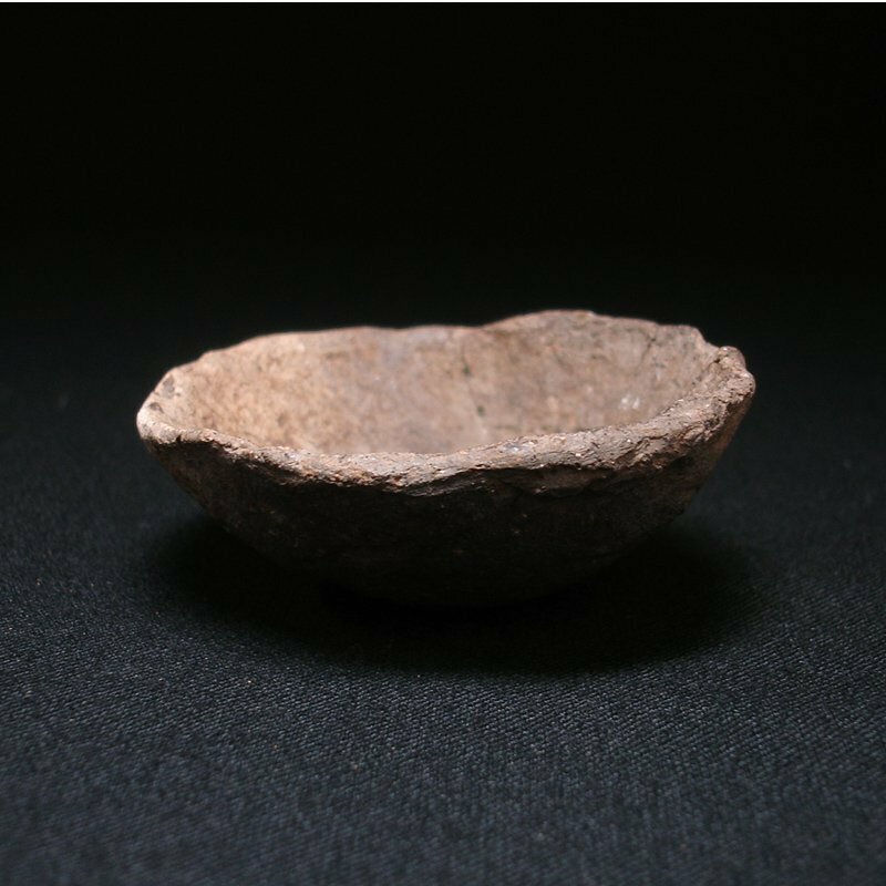 慶應◆古代土器コレクター放出品 縄文時代前期 土器杯 酒盃 発掘出土品