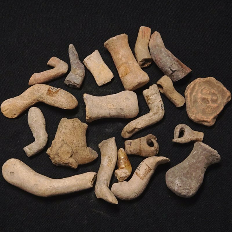 慶應◆アンデス文明の遺産 発掘出土した残欠土器などまとめて 合計20点 プリミティブアート副葬品土偶神像⑳