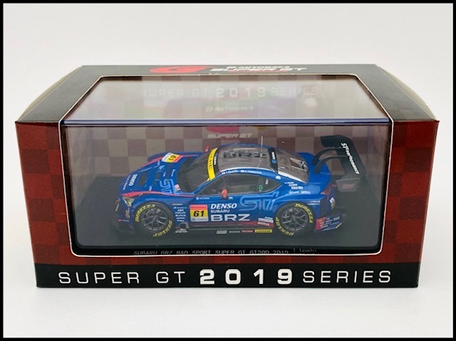 未使用 【絶版】 EBBRO　エブロ　1/43　SUBARU BRZ R＆D SPORT No.61　SUPER GT GT300 2019　スバル　井口卓人/山内英輝　【45743】