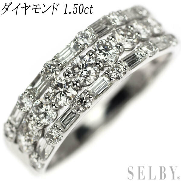 Pt999 ダイヤモンド リング 1.50ct 出品4週目 SELBY