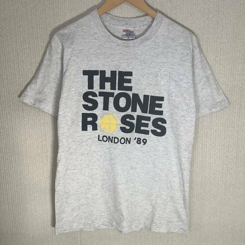 当時もの 1989 The Stone Roses Made of Stone 1Day Live ヴィンテージ Tシャツ SOFTEE製 80s 90s ロック オルタナティブ