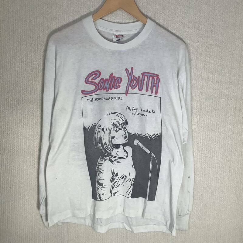超スペシャル 1992 Sonic Youth Goo Raymond Pettibon ヴィンテージ Tシャツ HEF-T製 80s 90s ロック オルタナティブ アート