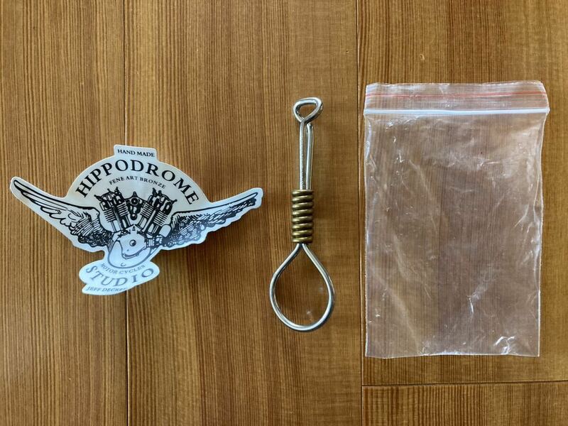 Hippodrome Studio by JEFF DECKER Hang Noose Key Chain / ジェフ デッカー Stainless×Brass ステンレス × ブラス 真鍮 キーホルダー