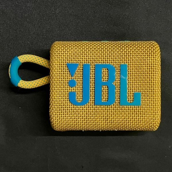 CFM143K ジャンク JBL GO 3 Bluetooth ポータブルスピーカー イエロー系