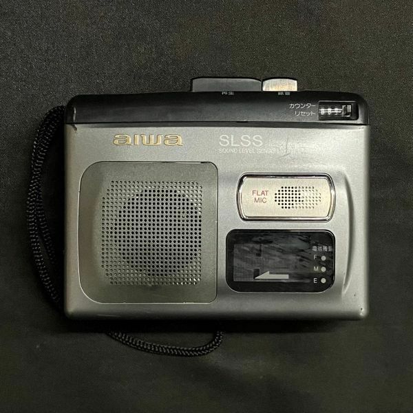 CFM141K aiwa アイワ カセットレコーダー TP-530 録音/再生 ブラック系
