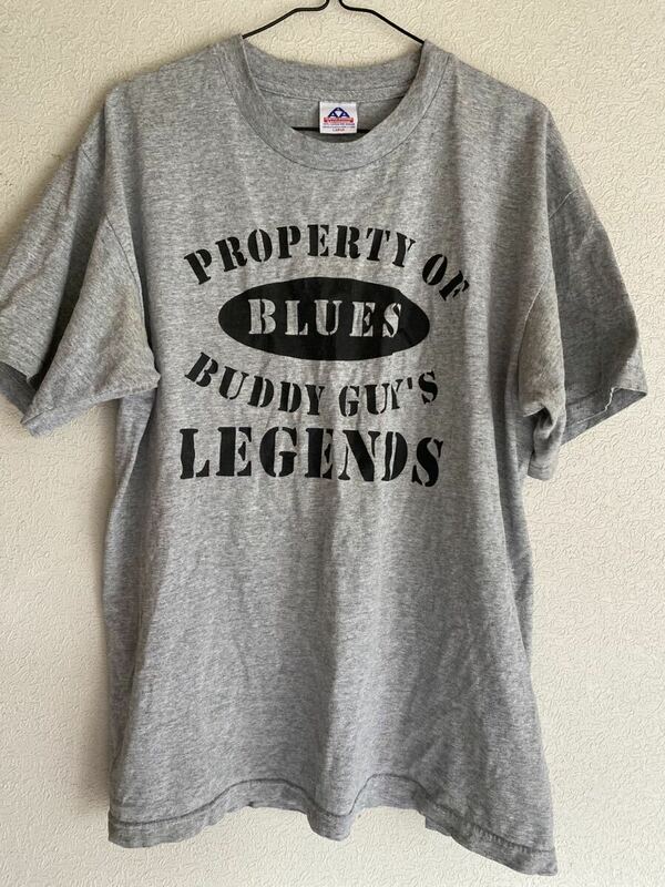 90s バディガイレジェンド Tシャツ BUDDY GUY’S LEGENDS SHIRTS 半袖プリントBLUES ブルース音楽Tシャツ ブラックミュージック ビンテージ