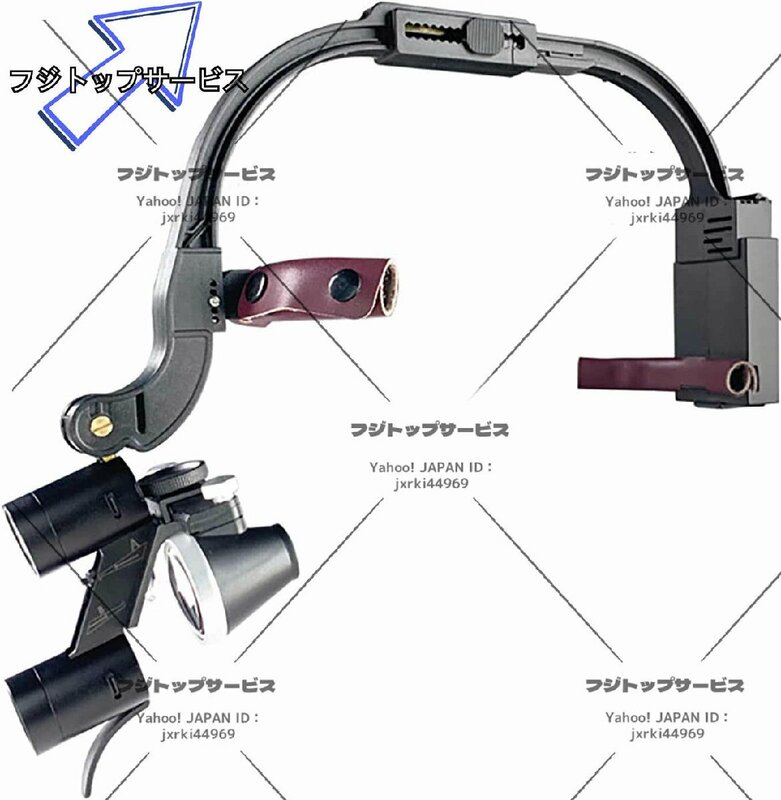 人気推薦 歯科用ルーペム、ヘッドマウント LED ライト歯科用ルーペ、2.5X / 3.5X 外科用医療用双眼ルーペデブリードマン縫合糸用 2.5X