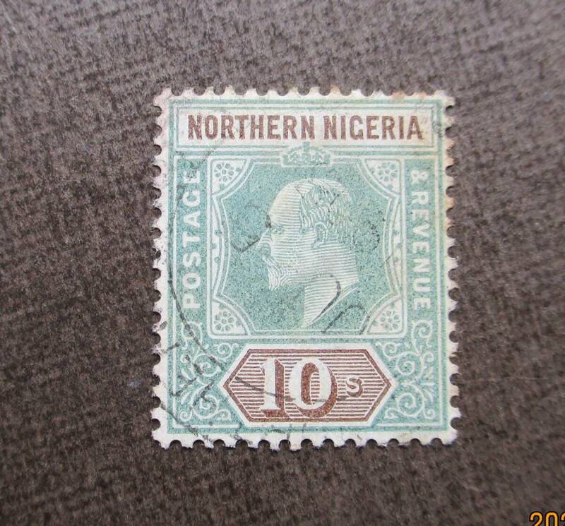 NORTHERN NIGERIA　　SCカタログ＃18　　10sh　　使用済　　中古品