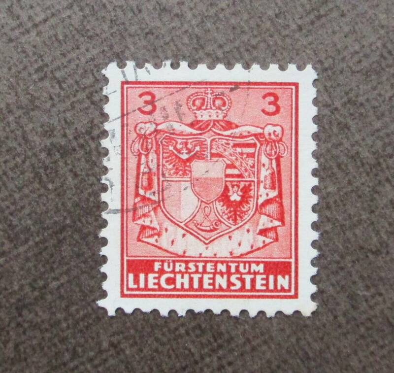 LIECHTENSTEIN　　SCカタログ＃116　　3rp　　使用済　　中古品