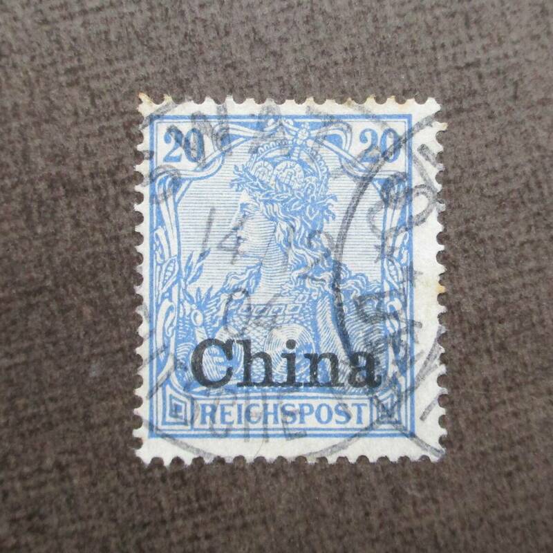 GERMAN IN CHINA　　SCカタログ＃27　　20pf　　使用済　　中古品