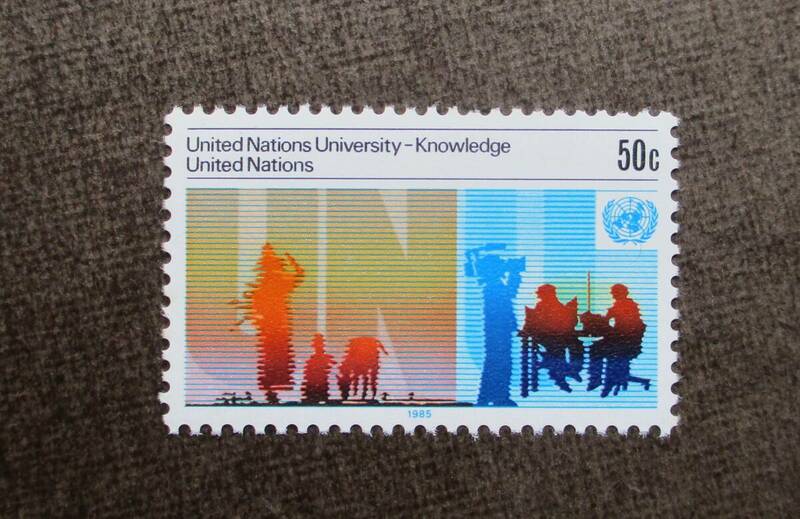 U. N. in NEW YORK　　SCカタログ＃444　　50c　　未使用　　中古品　