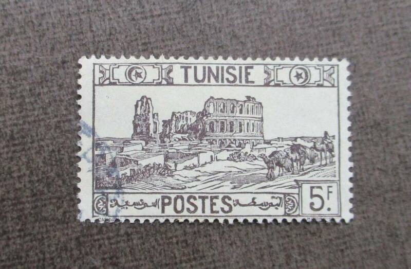 TUNISIA　　SCカタログ＃159　　5fr　　使用済　　中古品