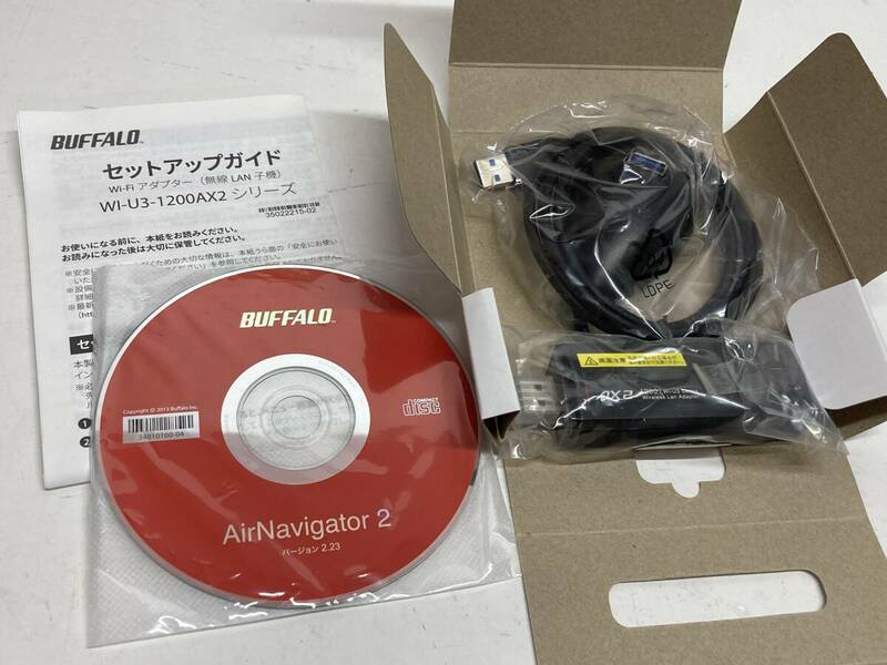 Y588-832 BUFFALO バッファロー Wi-Fi 無線LAN 子機 WI-U3-1200AX2/N